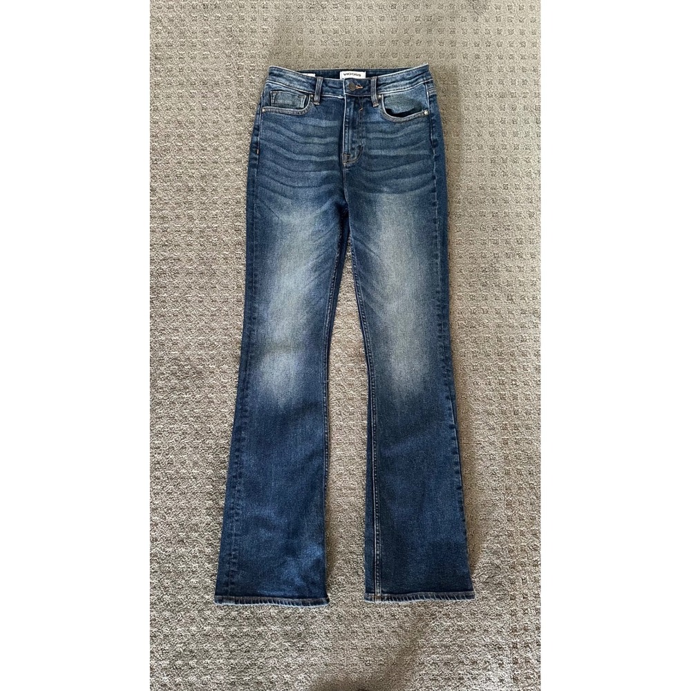 Vigoss Hendrix Flare Jeans Size 27 Blue Excellent